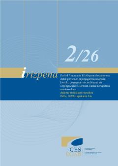 2/26 Irizpena apirilaren 24koa, Euskal Autonomia Erkidegoan desgaitasuna duten pertsonen enplegagarritasunarekin loturiko programak eta zerbitzuak eta Enplegu Zentro Berezien Euskal Erregistroa...